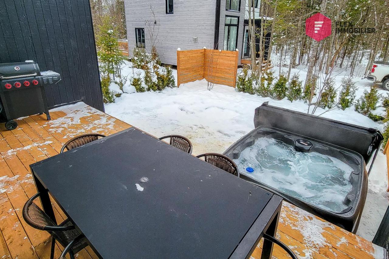 Le Blanc Bouleau De Portneuf / Private Hot Tub Villa Pont-Rouge Exterior photo