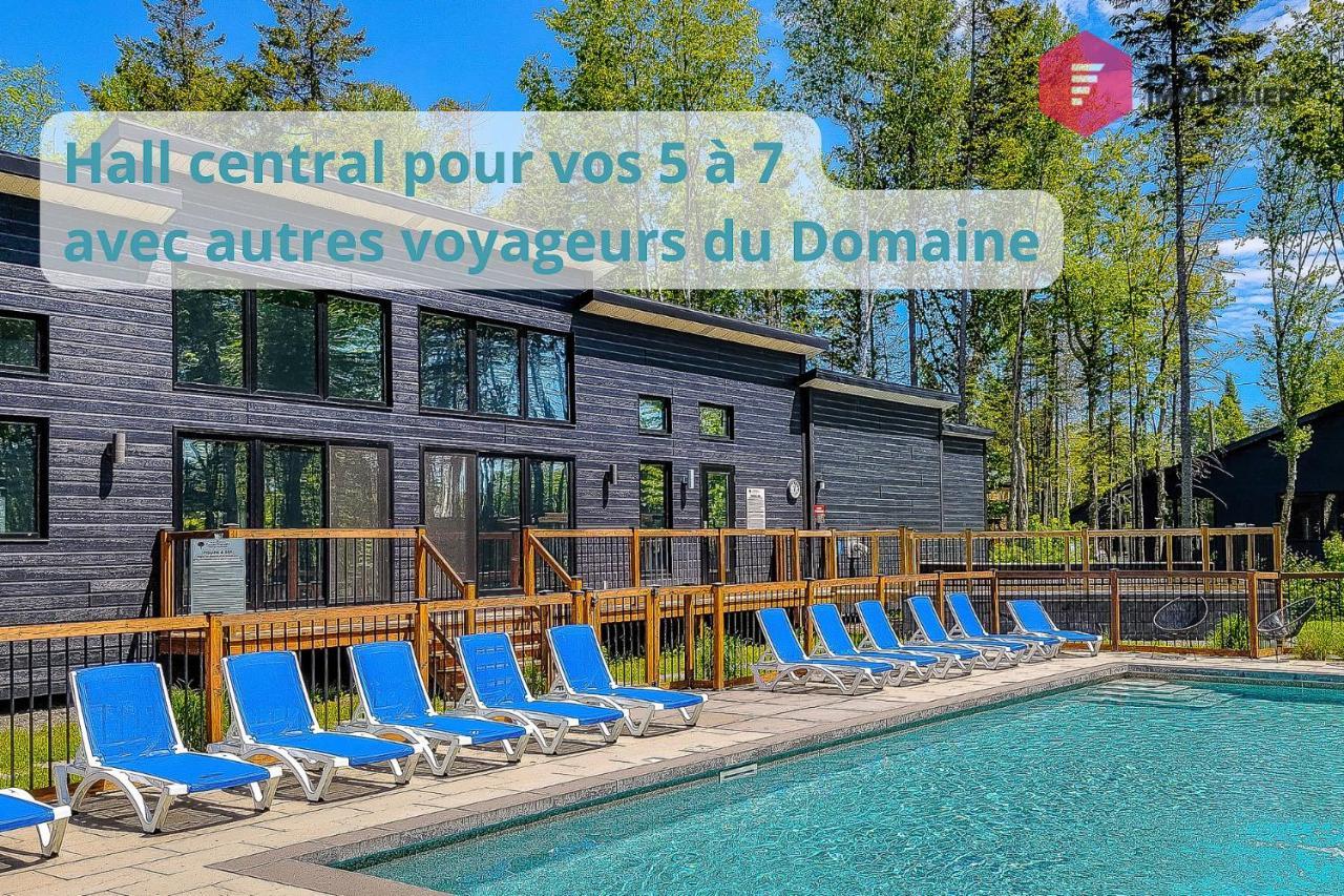 Le Blanc Bouleau De Portneuf / Private Hot Tub Villa Pont-Rouge Exterior photo
